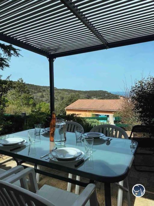 Ferienwohnung St-Germain - Les Terrasses De L'Ardeche - Piscine Salavas Exterior foto